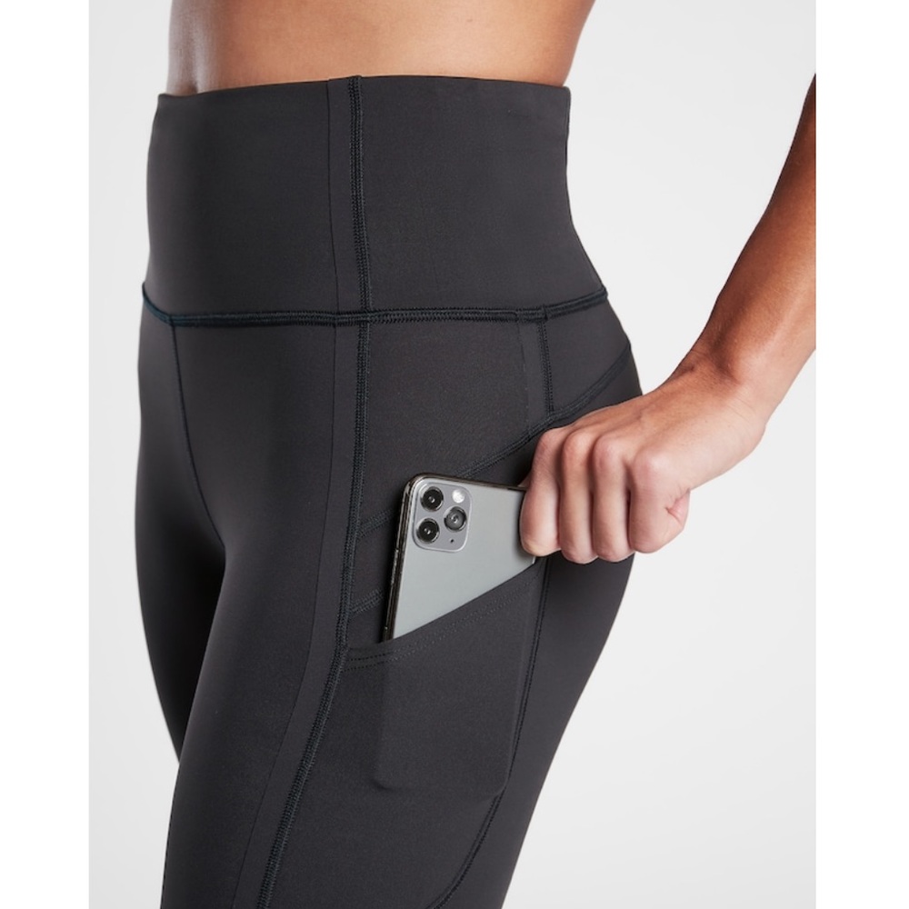 ATHLETA Vitality Rib 7/8 Tight Black NWT - Picture 4 of 11